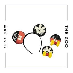 Headband and Hair Clips Mouse Ears Mickey‎ Mouse